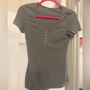 Gray Women's Top
